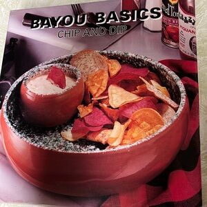 Bayou Basics Chip and Dip Bowl